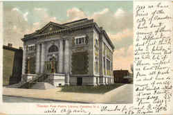 Camden Free Public Library Postcard