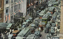 Walnut Street, Tenth St Postcard