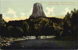 Mateo Tepee The Devil's Tower Scenic, SD Postcard Postcard