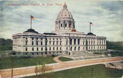 Minnesota State Capitol St. Paul, MN Postcard 
