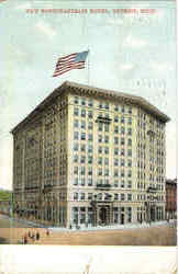 New Pontchartrain Hotel Detroit, MI Postcard Postcard