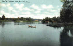 Lake In Chilhowee Park Postcard