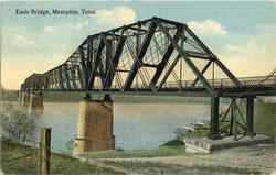 Eads Bridge Memphis, TN Postcard Postcard