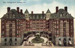 Portland Hotel Oregon Postcard Postcard