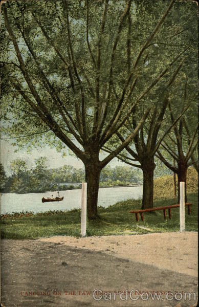 Canoeing On the Pawtuxet River Providence Rhode Island