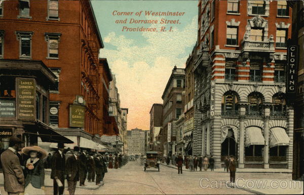 Corner of Westminster and Dorrance Streets Providence Rhode Island