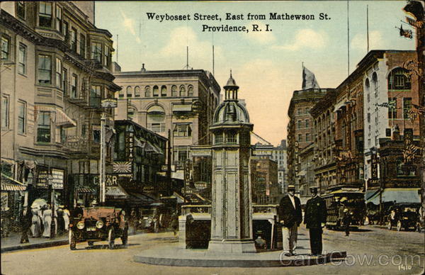 Weybosset Street, East from Mathewson St Providence Rhode Island