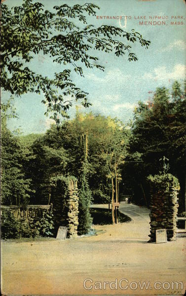 Lake Nipmuc Park - Entrance Mendon Massachusetts