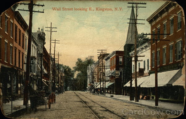 Wall Street Looking East Kingston New York