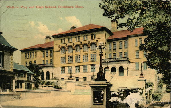 Wallace Way and High School Fitchburg Massachusetts