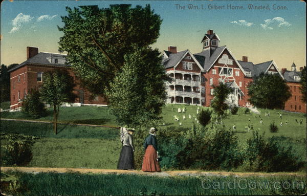 The William L. Gilbert Home and Grounds Winsted Connecticut