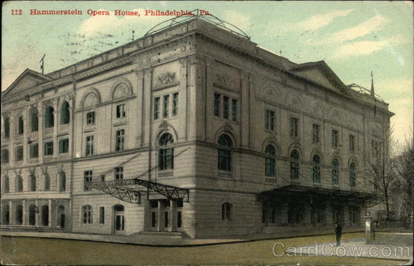 Hammerstein Opera House Philadelphia Pennsylvania