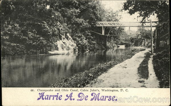 Chesapeake and Ohio Canal, Cabin John's Washington District of Columbia