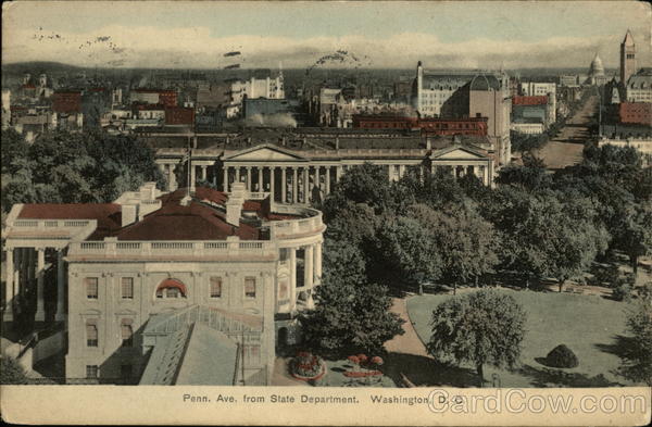 Pennsylvania Avenue from State Department Washington District of Columbia