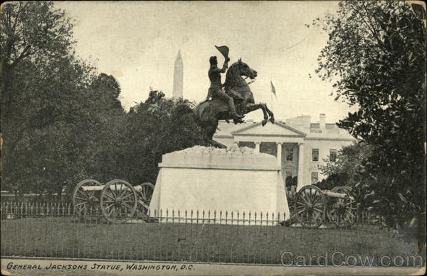 General Jackson's Statue Washington District of Columbia