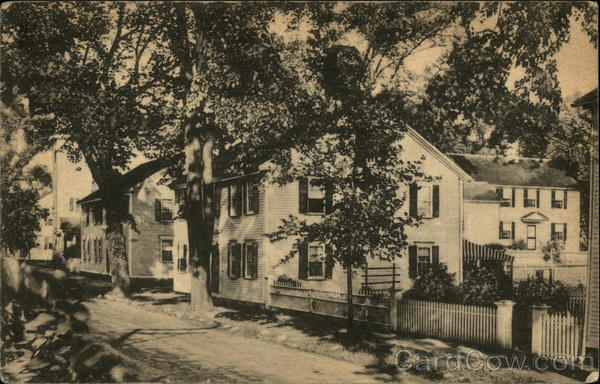 View of Residences on Main Street Wickford Rhode Island