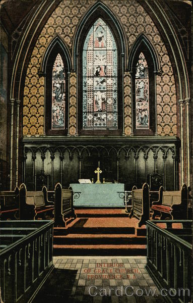 Interior of Grace Church Providence Rhode Island
