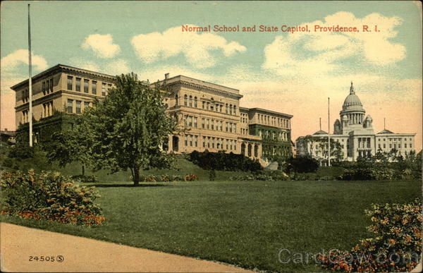 Normal School and State Capitol Providence Rhode Island