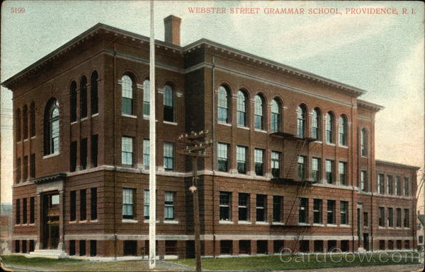 Webster Street Grammar School Providence Rhode Island