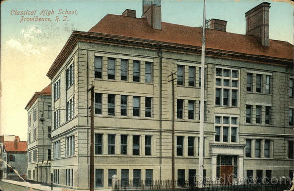 Street View of Classical High School Providence Rhode Island