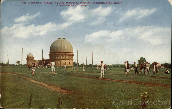 Young Men's Christian Association Camp - The Athletic Field Lake Geneva Wisconsin