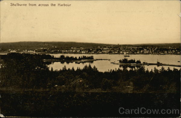 Shelburne Inn Across the Harbour Admiral Rock NS Canada