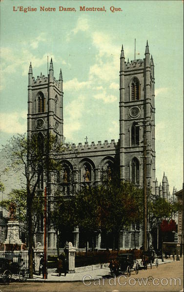 L'Eglise Notre Dame Montreal PQ Canada Quebec