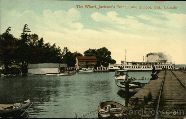 The Wharf, Jackson's Point, Lake Simcoe Canada Ontario