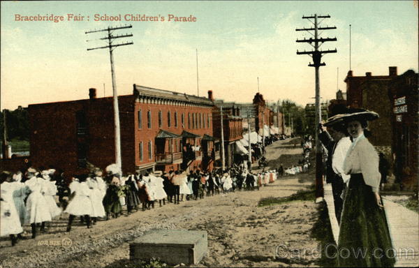 Bracebridge Fair: School Children's Parade ON Canada