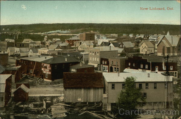 View of New Liskcard ON Canada Ontario