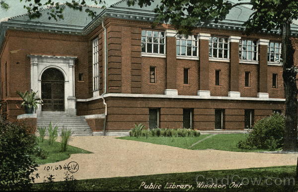 Public Library Windsor ON Canada Ontario