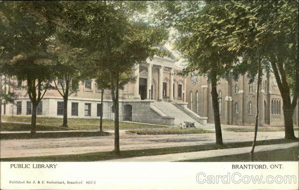 Public Library Brantford ON Canada Ontario