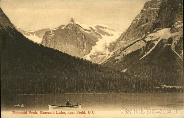 Emerald Peak, Emerald Lake Field BC Canada British Columbia