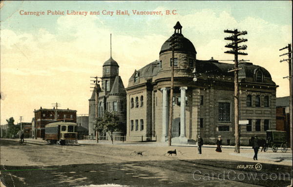 Carnegie Public Library and City Hall Vancouver BC Canada