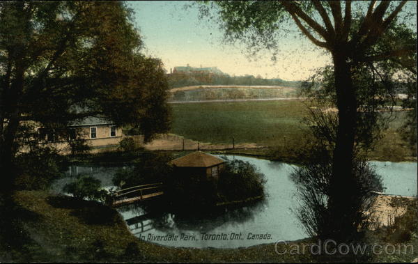 Scenic View in Riverdale Park Toronto Canada Ontario