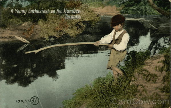 A Young Enthusiast on the Humber River Canada Ontario