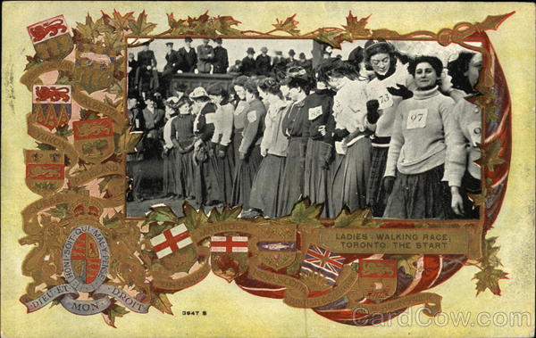 Ladies Walking Race, Toronto, the Start Canada Ontario