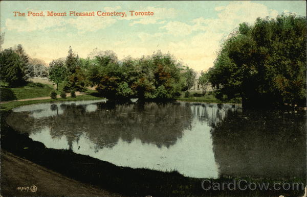 The Pond, Mount Pleasant Cemetery Toronto Canada Ontario
