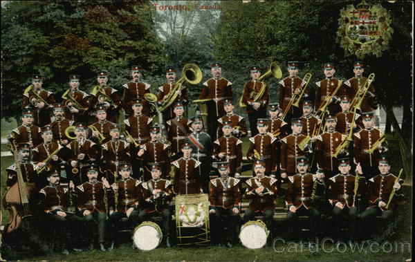 Marching Band in Uniform Toronto Canada Ontario