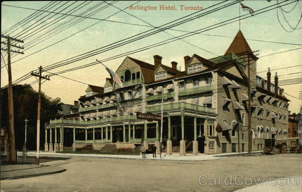 Street View of the Arlington Hotel Toronto Canada Ontario