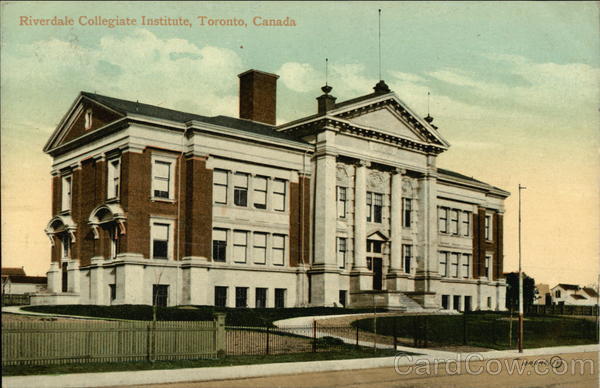 Riverdale Collegiate Institute Toronto Canada Ontario