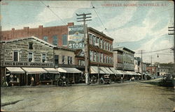 Olneyville Square Rhode Island Postcard Postcard