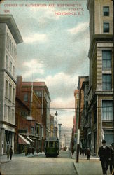 Corner of Mathewson and Westminster Streets Postcard