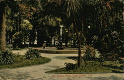 St. James Park San Jose, CA Postcard Postcard