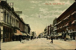 First Street San Jose, CA Postcard Postcard