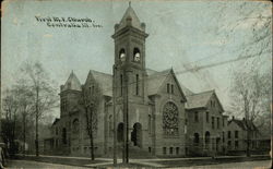 First M.E. Church Centralia, IL Postcard Postcard