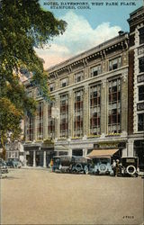 The New Hotel Davenport on Boston Port Road Opposite West Park Postcard