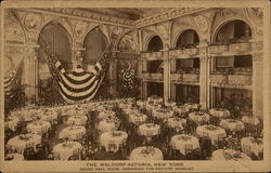 The Waldorf Astoria, Grand Ballroom Postcard