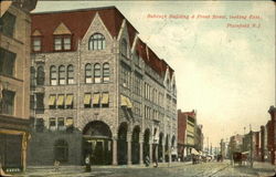 Babcock Building & Front Street, Looking East Plainfield, NJ Postcard Postcard