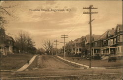 Franklin Street Englewood, NJ Postcard Postcard